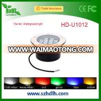 LED underground light 12W LED Outdoor round inground light